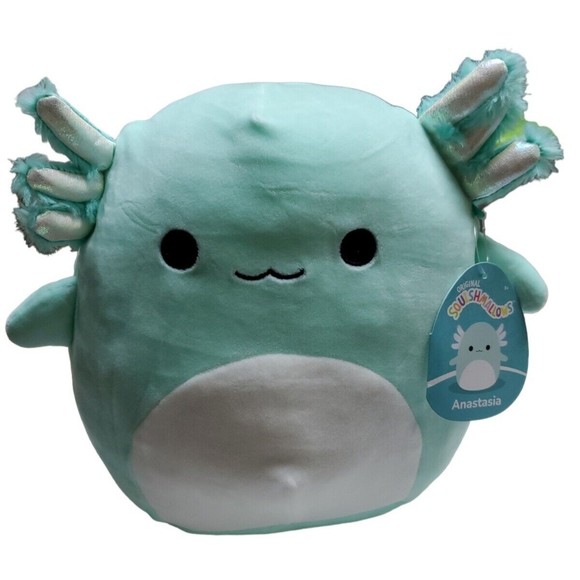 Kellytoy Other - Squishmallows 10” Anastasia Axolotl Blue Green Teal Plush Toy NEW